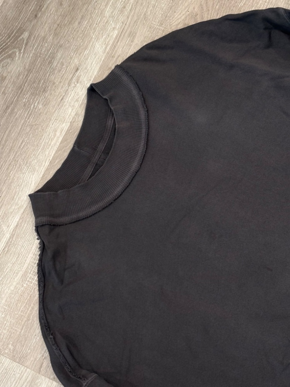 Free People We The Free Palm Springs Pullover Washed Black Womens Size XL - Picture 3 of 8